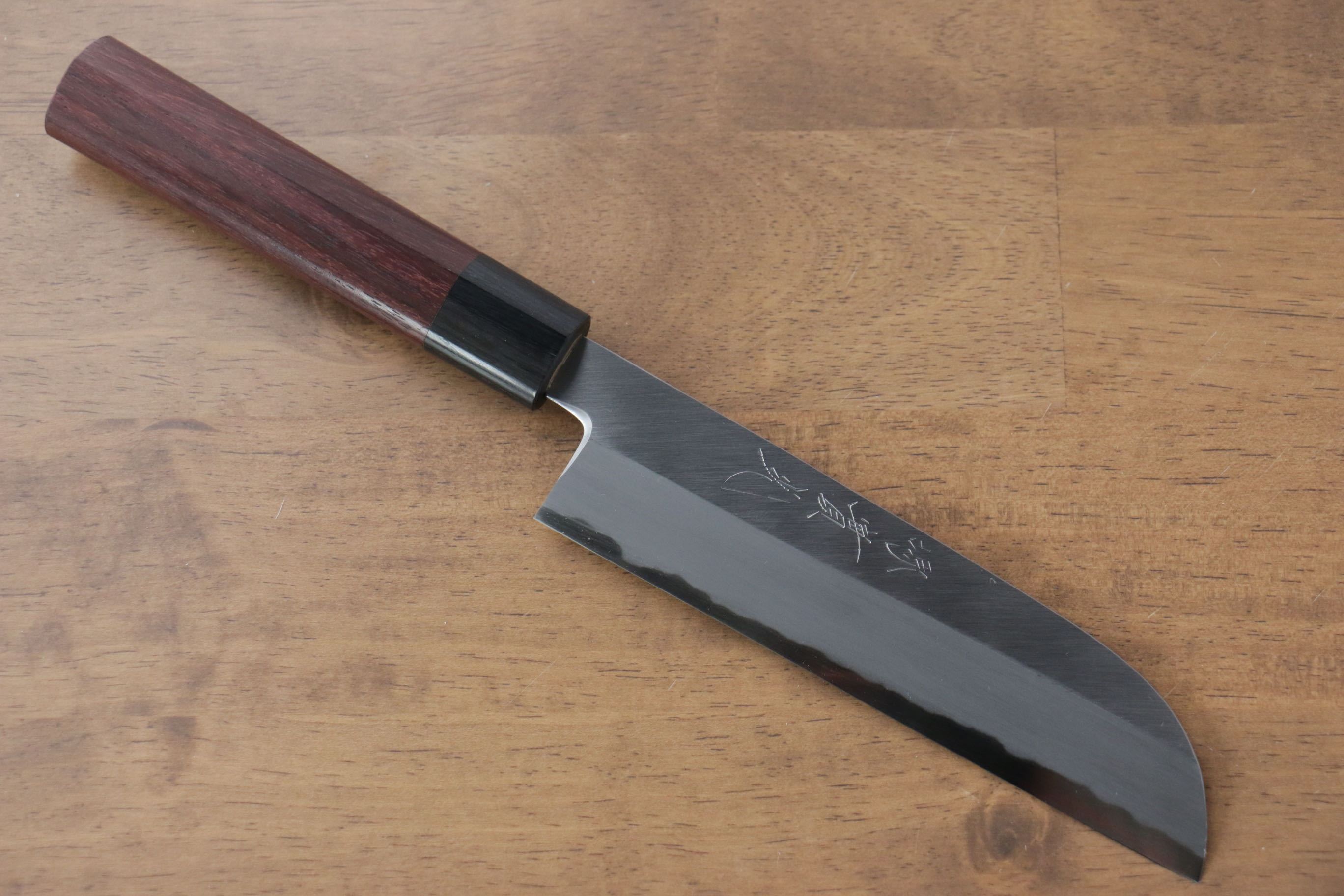 Jikko White Steel No.2 Kamagata Usuba Japanese Chef Knife 165mm with Premium Shitan Handle - Perfect for Sushi, Vegetables & Precision Cutting