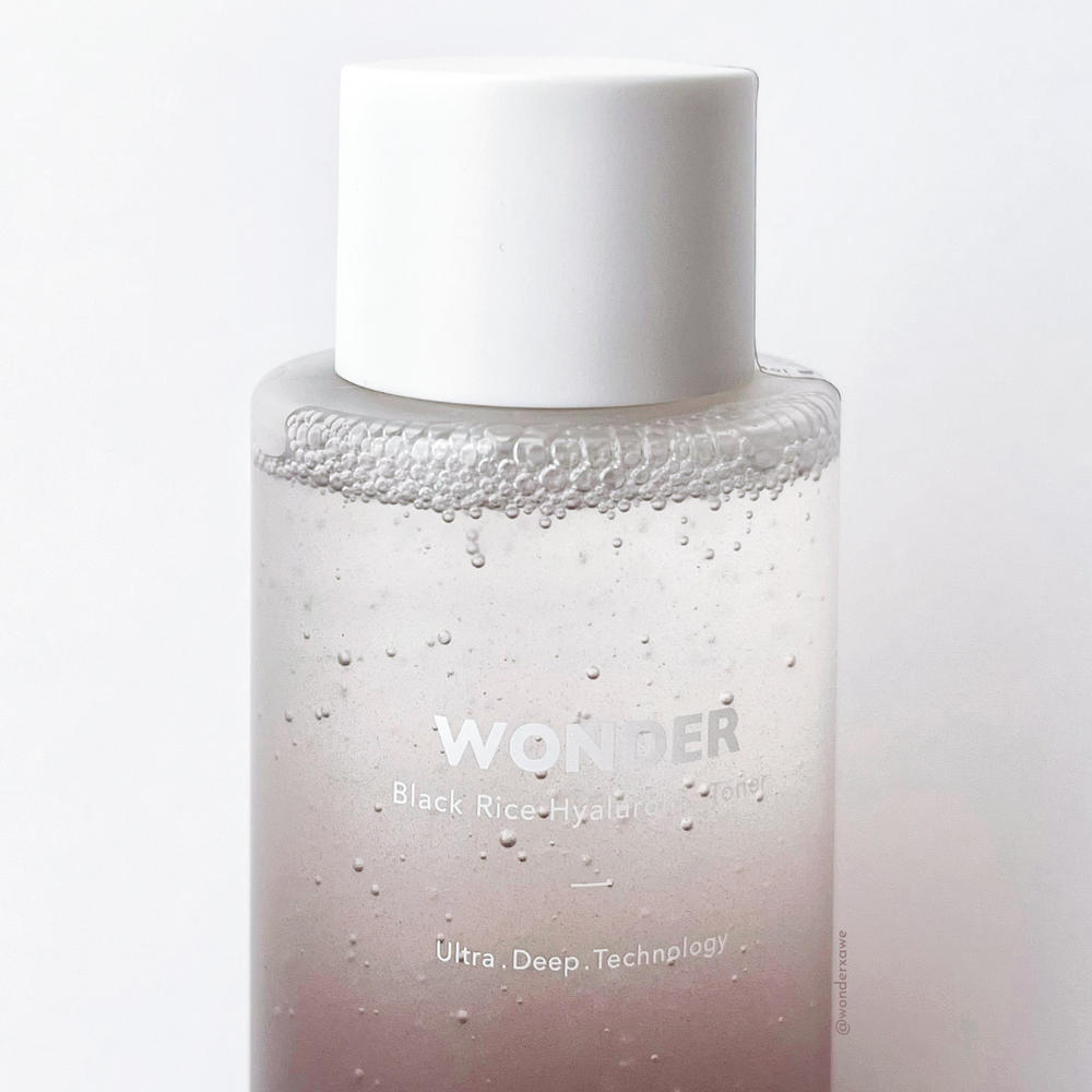 Haruharu Wonder Black Rice Hyaluronic Toner 300ml - Korean Skincare for Hydration & Anti-Aging - Perfect for Dry, Sensitive Skin & Daily Facial Routine