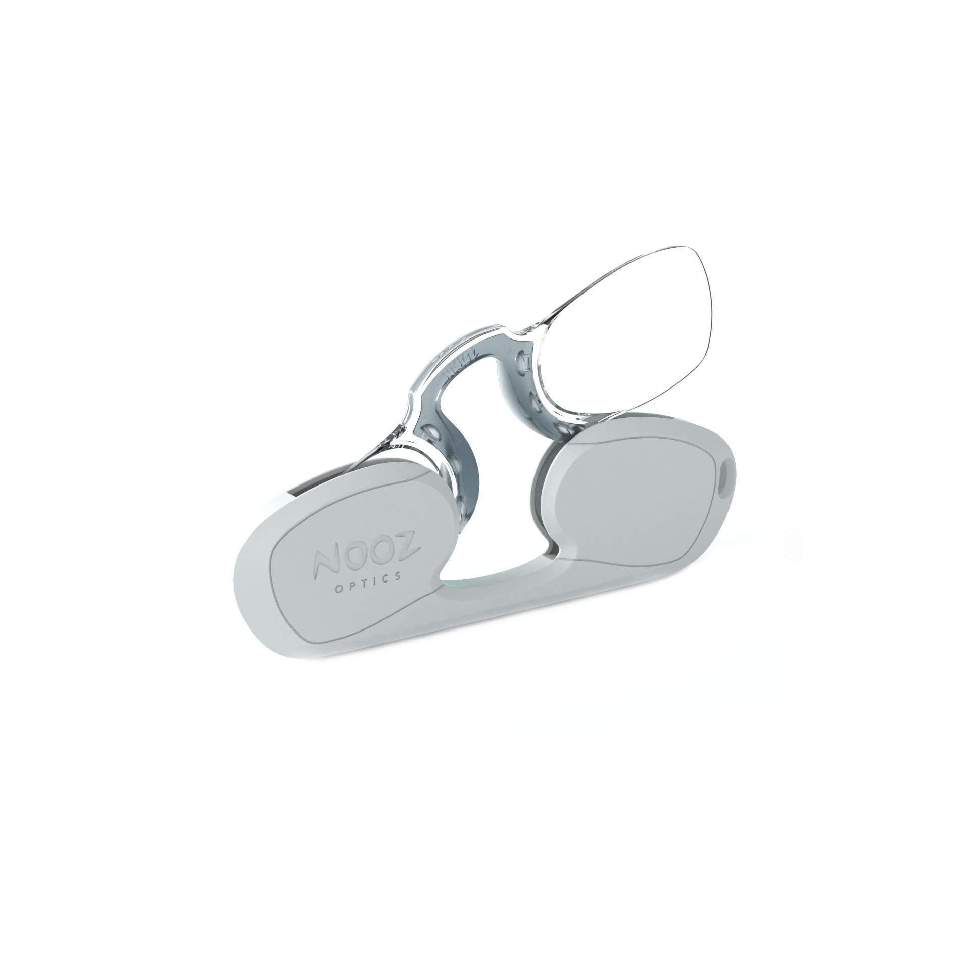 NOOZ Optics Armless Reading Glasses - Lightweight Rectangular Frame - 6 Stylish Colors & 5 Power Options - Perfect for Reading, Crafts, and Computer Work