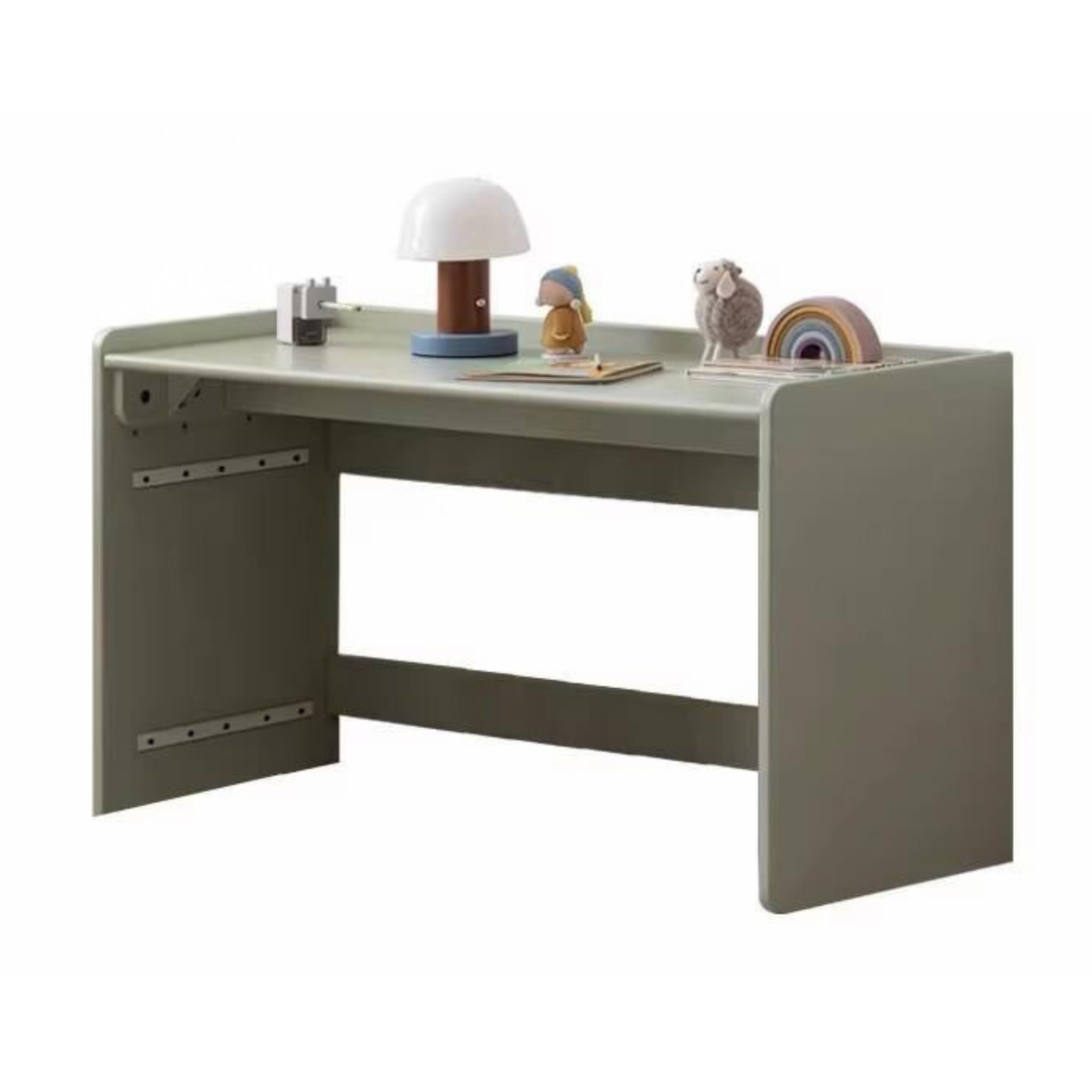 44.8x18.7x24.8 inch / 114x47.7x63 cm / Green color / Children's Lift Table