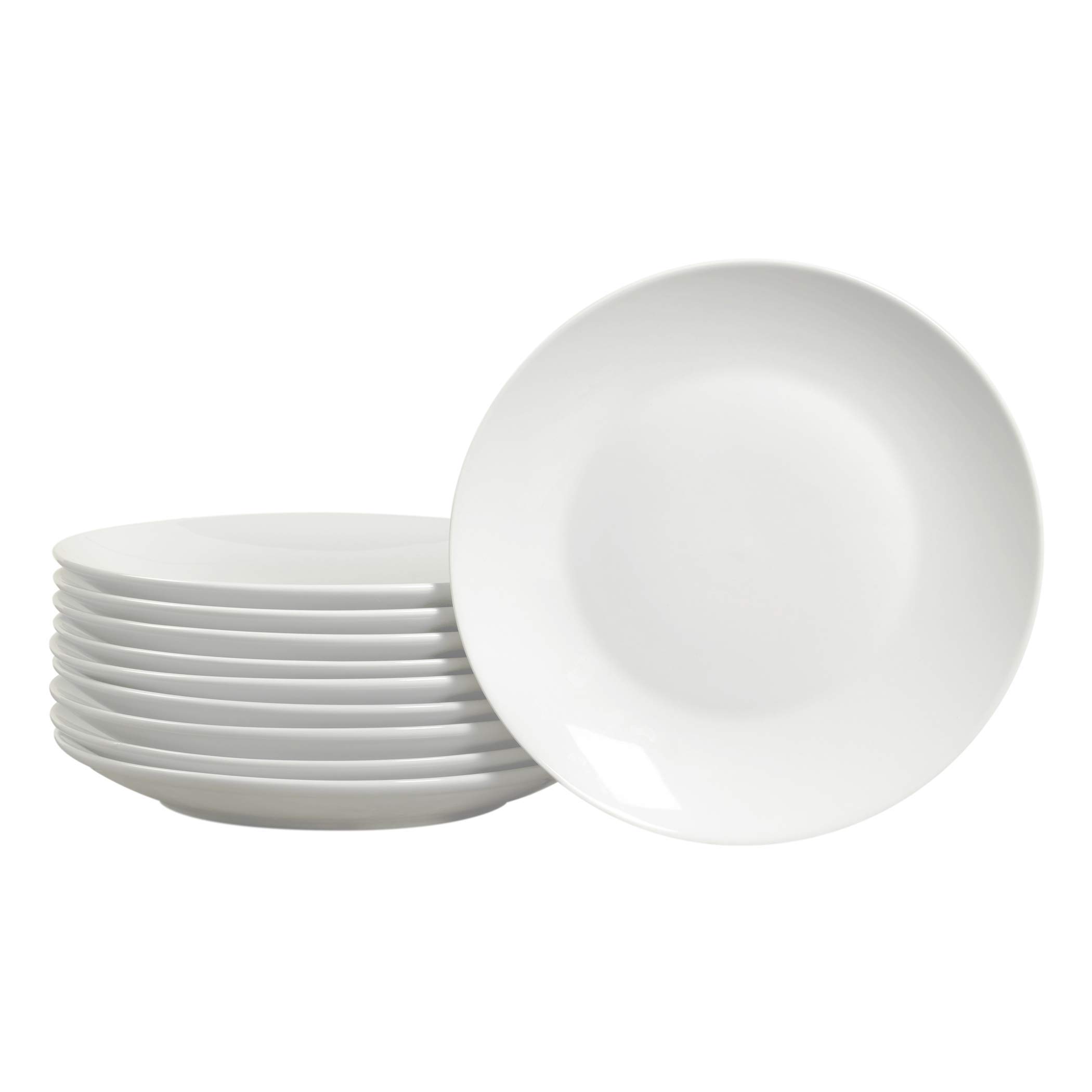 Premium White Catering Dinnerware Set - 10 Pack 8.5