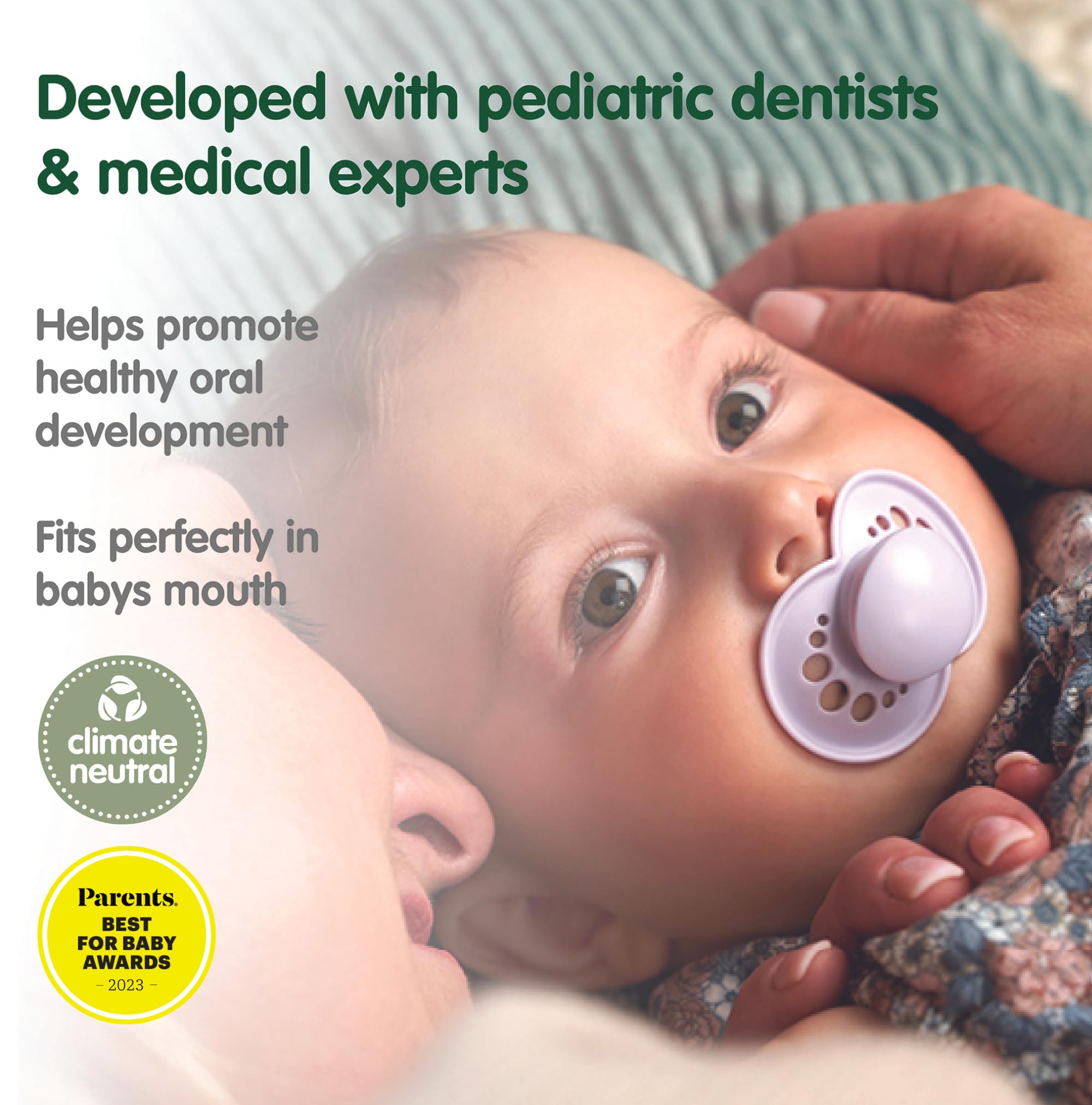 **MAM Original Latex Pacifiers for Babies 0-6 Months – Natural Rubber Nipple, Eco-Friendly Bio-Circular Materials, Easy to Clean with Sterilizer Case – 2 Pack (Perfect for Soothing Newborns & Travel)**
