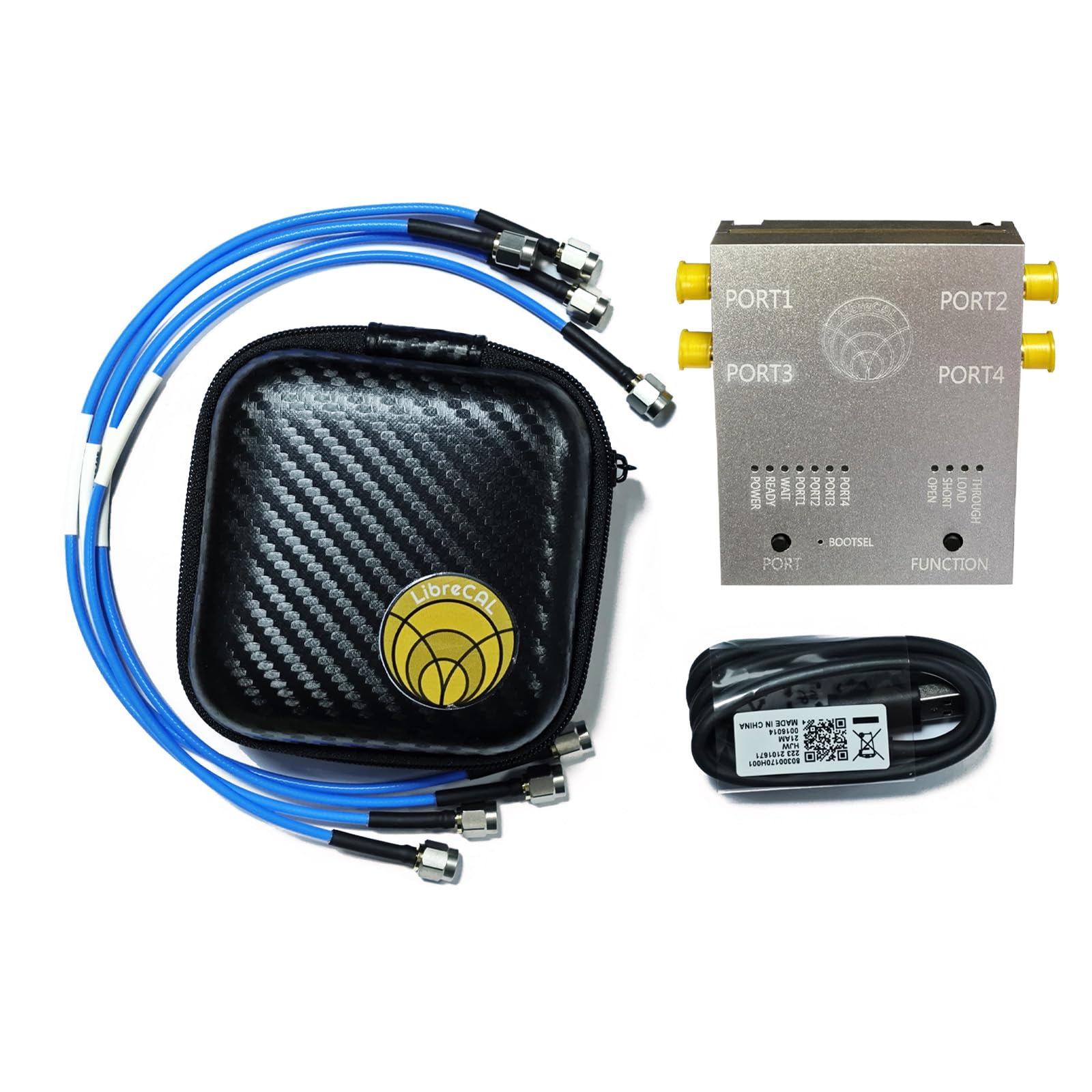 LibreCAL LibreVNA Electronic Calibration Kit - Compatible with LibreVNA Devices, Includes Protective Storage Bag - Perfect for RF Testing, Antenna Tuning, and Wireless Communication Equipment Calibration
