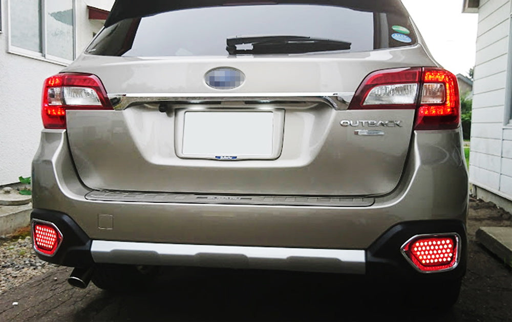 Full LED 3-in-1 Tail Light Brake Sequential Turn Signal Bumper Reflex for 2018-2022 Subaru XV Crosstrek - Upgrade Your Car's Rear Lighting for Enhanced Safety & Style
