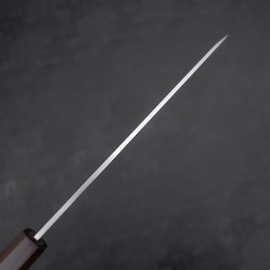 Premium Left-Handed Yanagiba Sushi Knife - 210mm AUS-10 Stainless Steel Blade with Polished Ebony Handle - Perfect for Sushi Chefs & Japanese Cuisine Enthusiasts