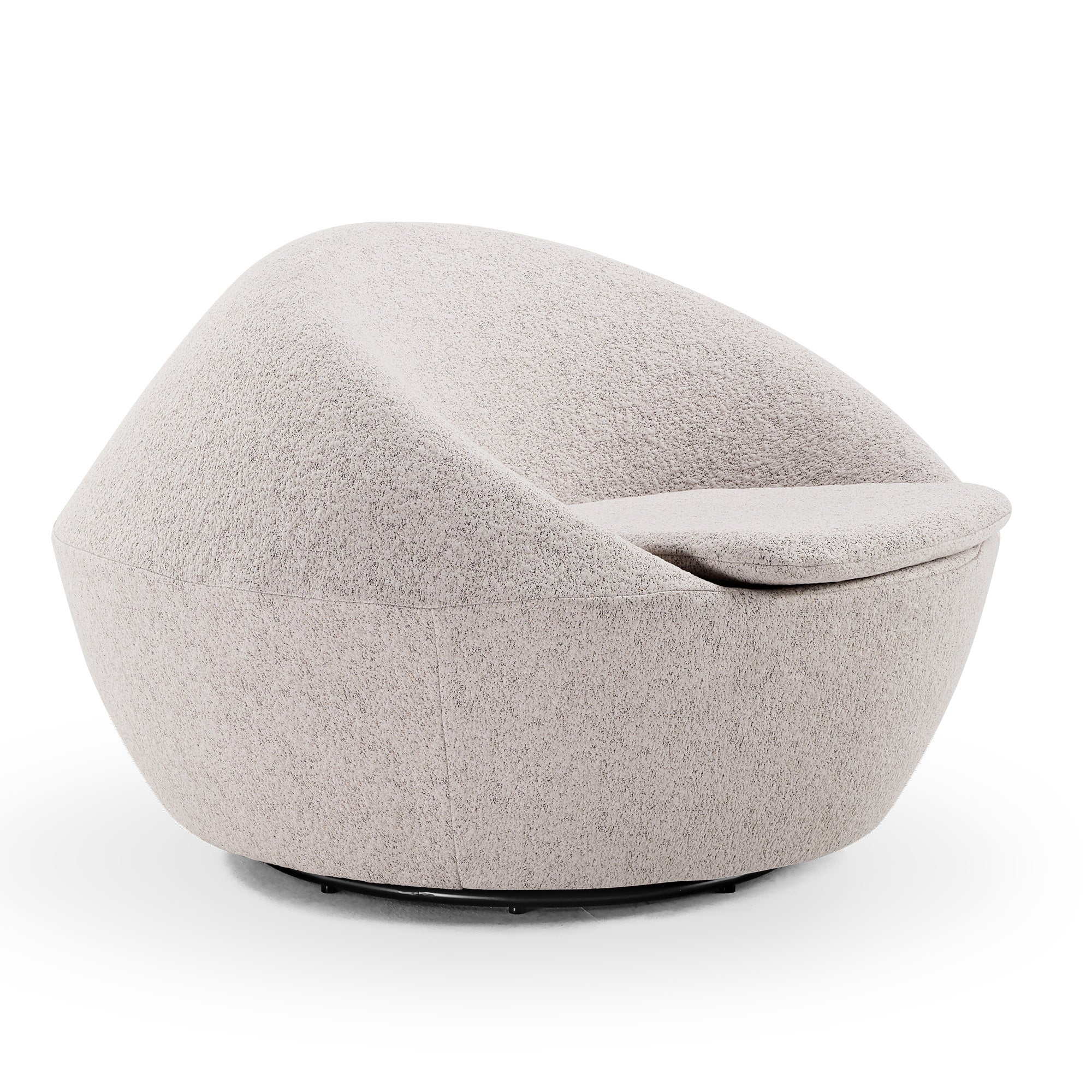 Stella Swivel Lounge Chair - Modern 360-Degree Rotating Accent Chair for Living Room, Bedroom, or Office - Comfortable Upholstered Seat with Sturdy Metal Base - Perfect for Relaxing, Reading, or Entertaining Guests