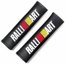 Mitsubishi Ralliart Seat Belt Pad Cover Protectors - Comfortable Shoulder Pads for Car Safety - Perfect for Long Drives & Daily Commutes
