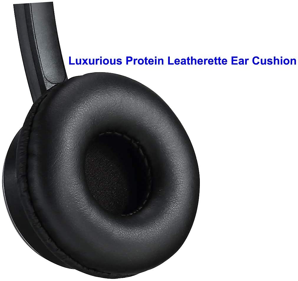 Eartec Single Ear Office Headset Compatible with Panasonic KX-DT321, KX-DT333, KX-DT343, KX-DT346, KX-DT521, KX-DT543 & KX-DT546 Digital Phones - Includes Free 2.5mm Jack Cable (Model QD011) - Ideal for Call Centers, Customer Service & Office Communications