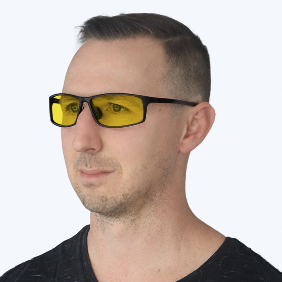 DayMax ELITE Blue Light Blocking Glasses - Anti Eye Strain for Computer & Gaming - Sleep Better & Reduce Headaches - Perfect for Office Work, Online Classes & Nighttime Screen Use