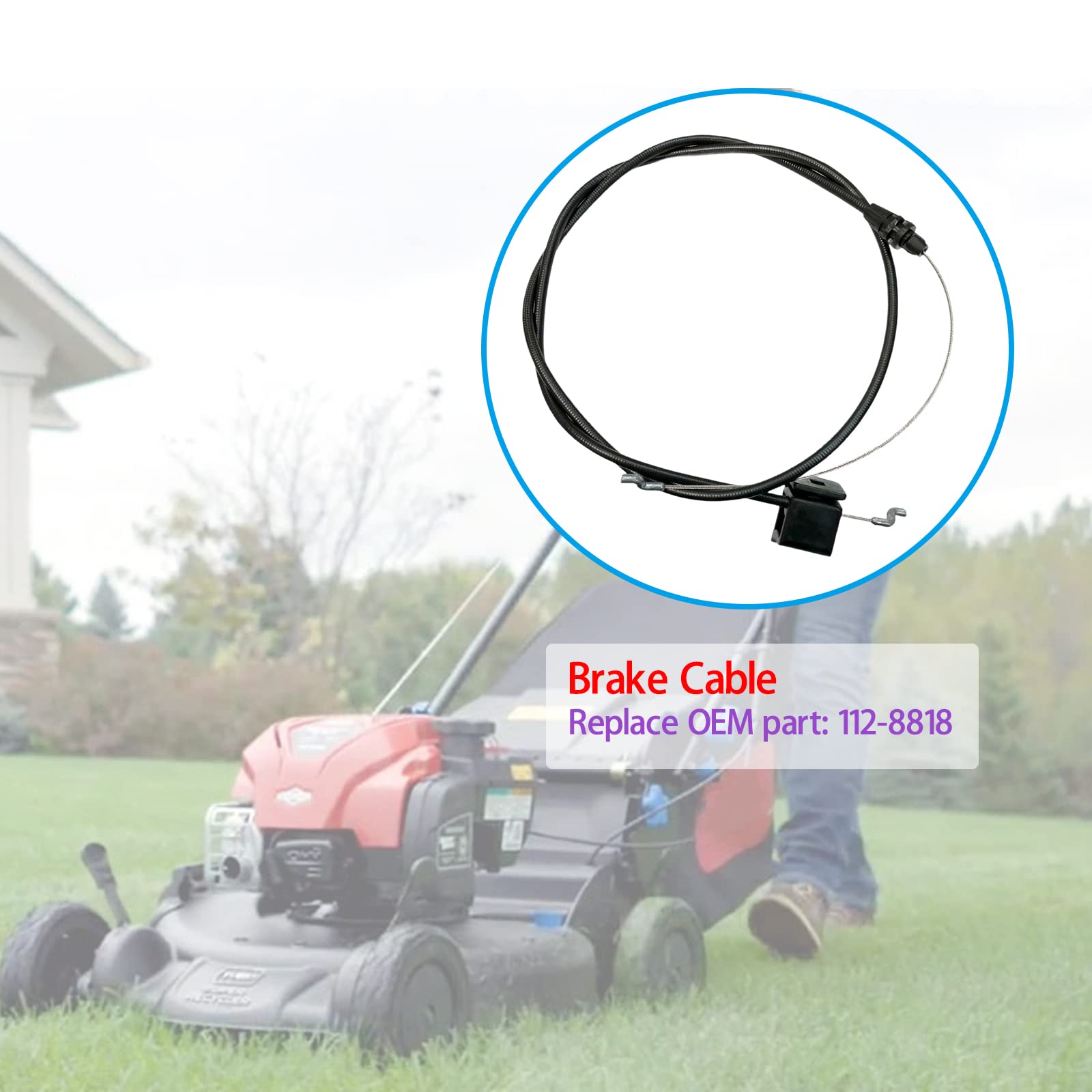 Toro 112-8818 Brake Cable Replacement for 22