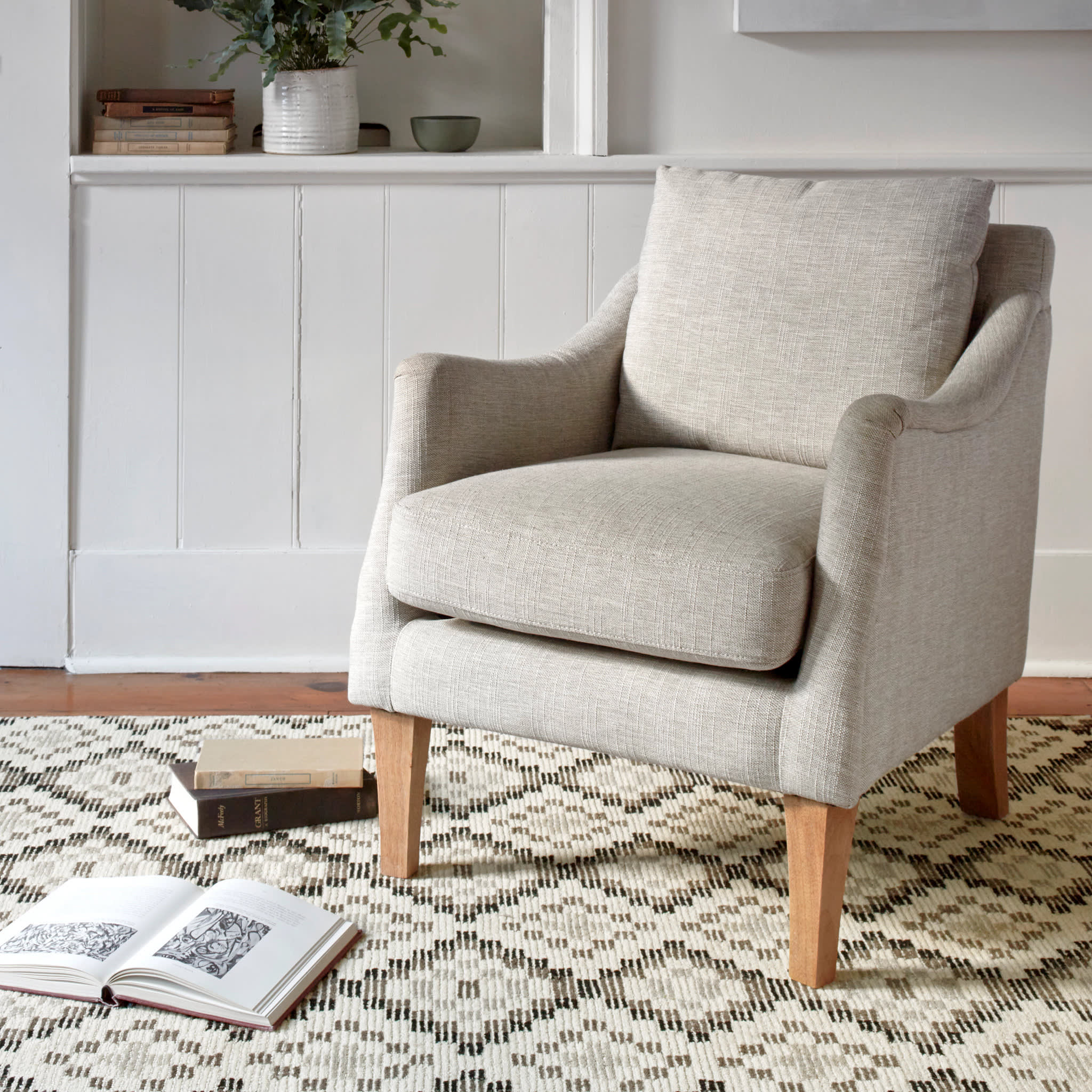 Premium Hand Tufted Wool Rug - Diamond Cove Black | Soft & Durable for Living Room, Bedroom & Office Decor