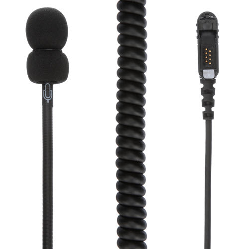 Motorola PMLN7465A Heavy Duty Headset - Noise Cancelling Two-Way Radio Headset for Construction, Warehouse & Security Teams - Durable Communication Headgear for Loud Work Environments