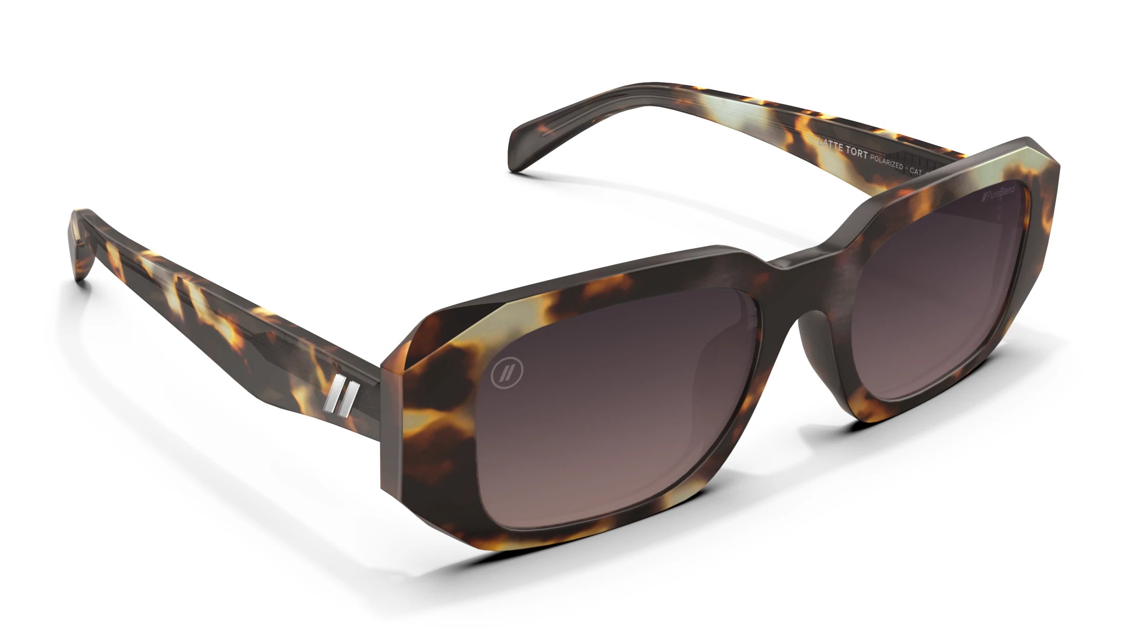 Onyx Latte Tortoise Shell Sunglasses - Trendy UV Protection Shades for Women & Men - Perfect for Beach, Driving & Outdoor Activities