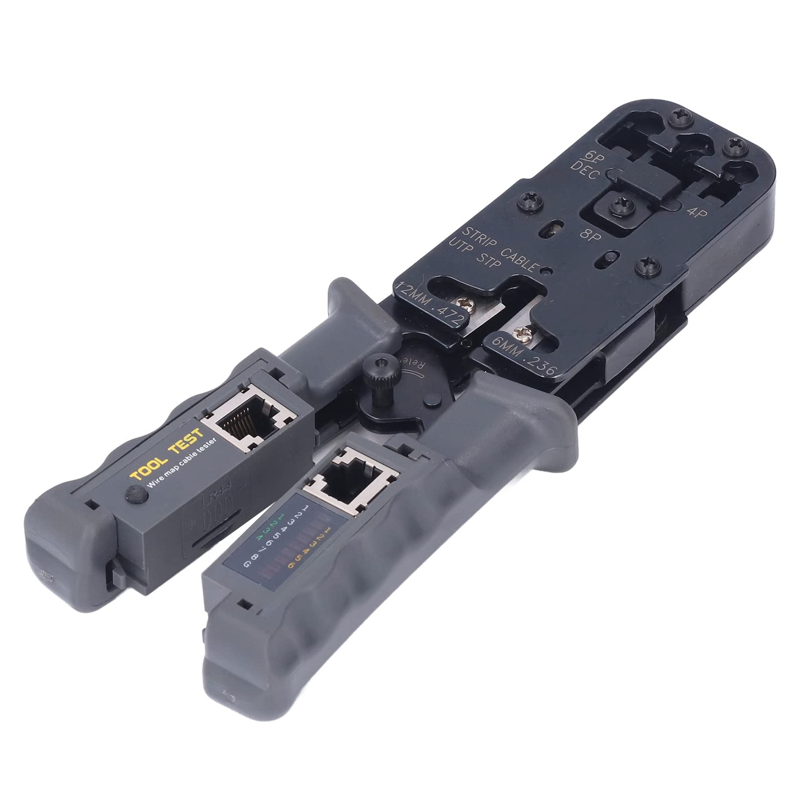 Professional Ratcheting Wire Crimper Tool - Electrical Connectors & Cable Cutter for Automotive, DIY & Home Wiring Projects | Heavy Duty Wire Stripper for Crimping, Cutting & Connecting Wires