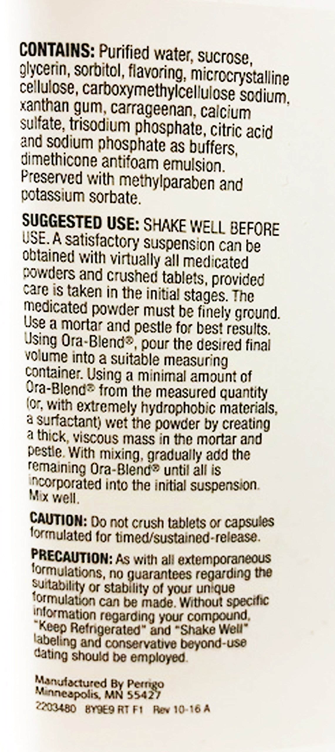 Ora-Blend Flavoring Syrup - 16oz (473ml) Bottle, Pack of 6 - Perfect for Coffee, Tea, Smoothies & Cocktail Mixing