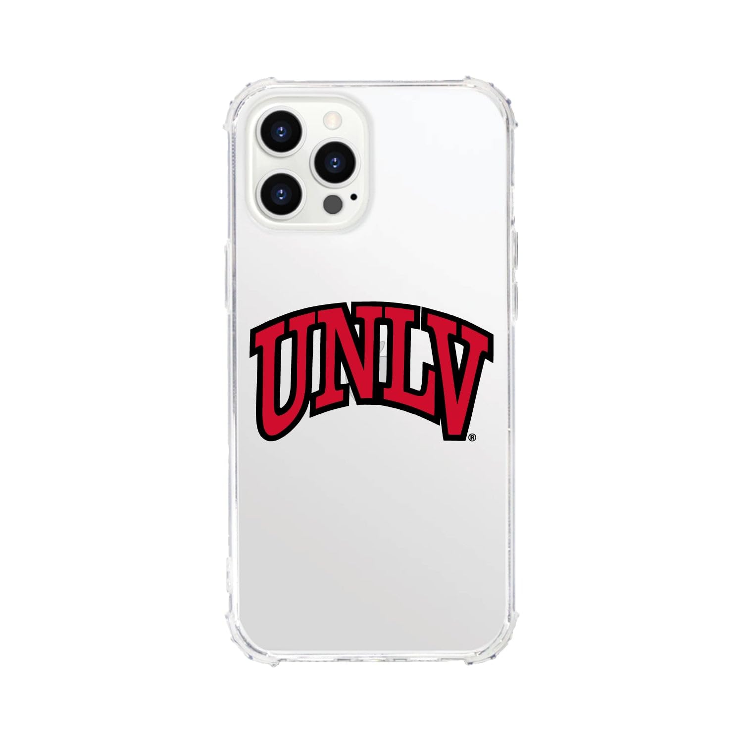 OTM Essentials Rugged Phone Case for iPhone 12/12 Pro - UNLV Themed Durable Protection with Classic White Design | Perfect for Students, Alumni & UNLV Fans