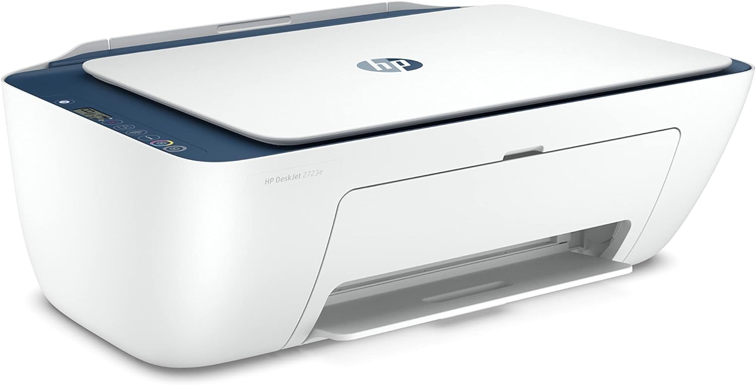 HP DeskJet 2723e All-in-One Wireless Printer with Scanner, Copier | 3 Months Instant Ink Bonus | HP+ Enabled | Perfect for Home Office, School & Small Business Printing Needs