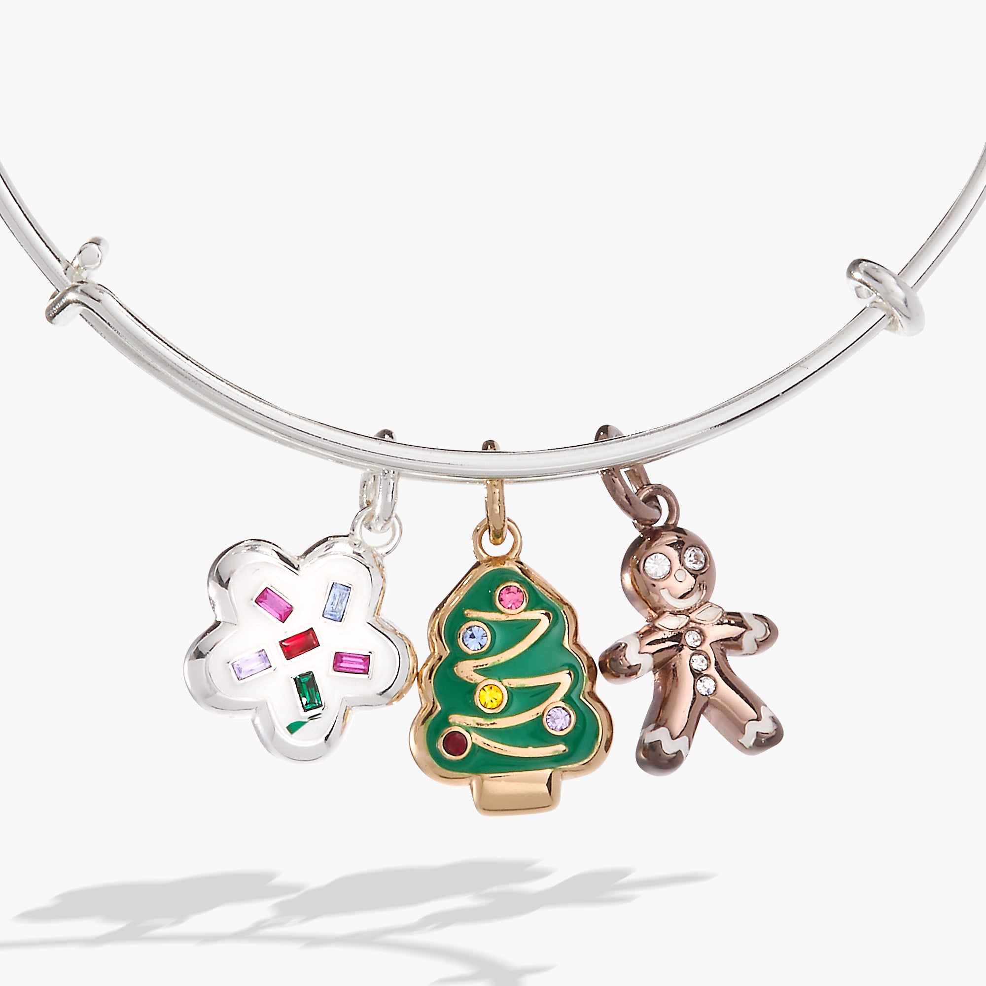 Festive Christmas Cookie Charm Bracelet - Holiday Party Jewelry for Women & Girls - Perfect for Gifts, Christmas Celebrations & Festive Outfits