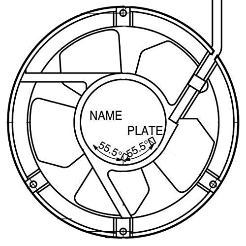 NMB Technologies 172mm Axial Cooling Fan 24VDC 660mA - 6820PL-05W-B40-D00 | High Airflow Quiet Operation for PC Cooling, Server Racks & Electronics Enclosures
