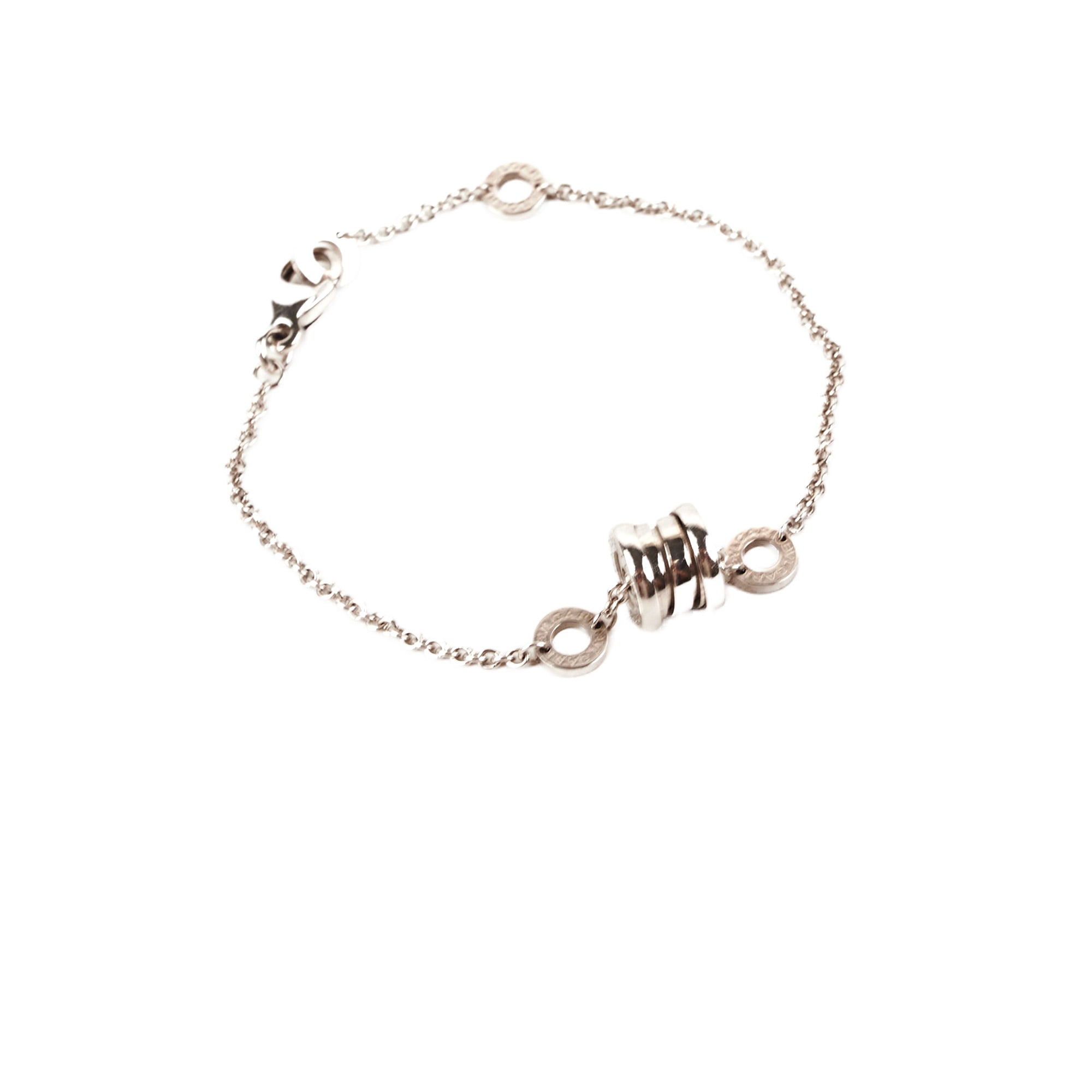 Bvlgari B Zero1 18k White Gold Bracelet for Women - Luxury Italian Jewelry for Gifts, Parties & Special Occasions