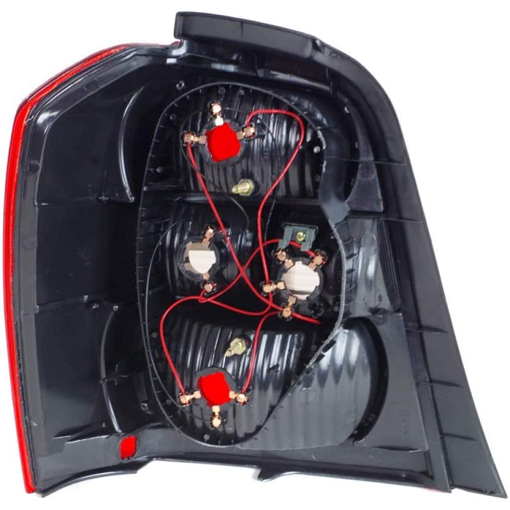 2001-2003 Toyota Highlander Rear Tail Lights Pair - Driver & Passenger Side Assembly (TO2818119 TO2819119 | 81561-48050 81551-48050) - Perfect for Replacement & Nighttime Safety