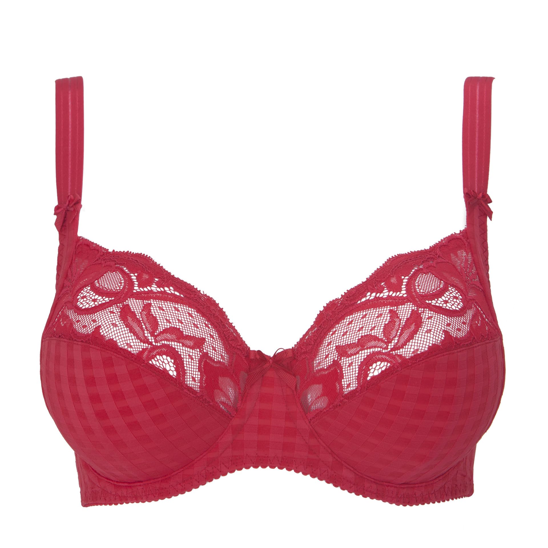 PrimaDonna Madison Side Support Bra 42E Full Coverage Underwire Bra - Scarlet Red for Plus Size Women | Comfortable Everyday Wear & Special Occasions