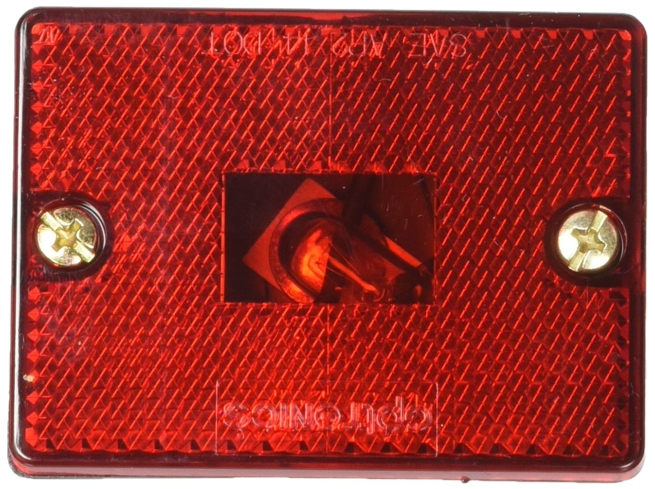 Optronics MC36RS Red LED Marker and Clearance Light - Heavy Duty Truck, Trailer, RV Safety Light for Night Visibility