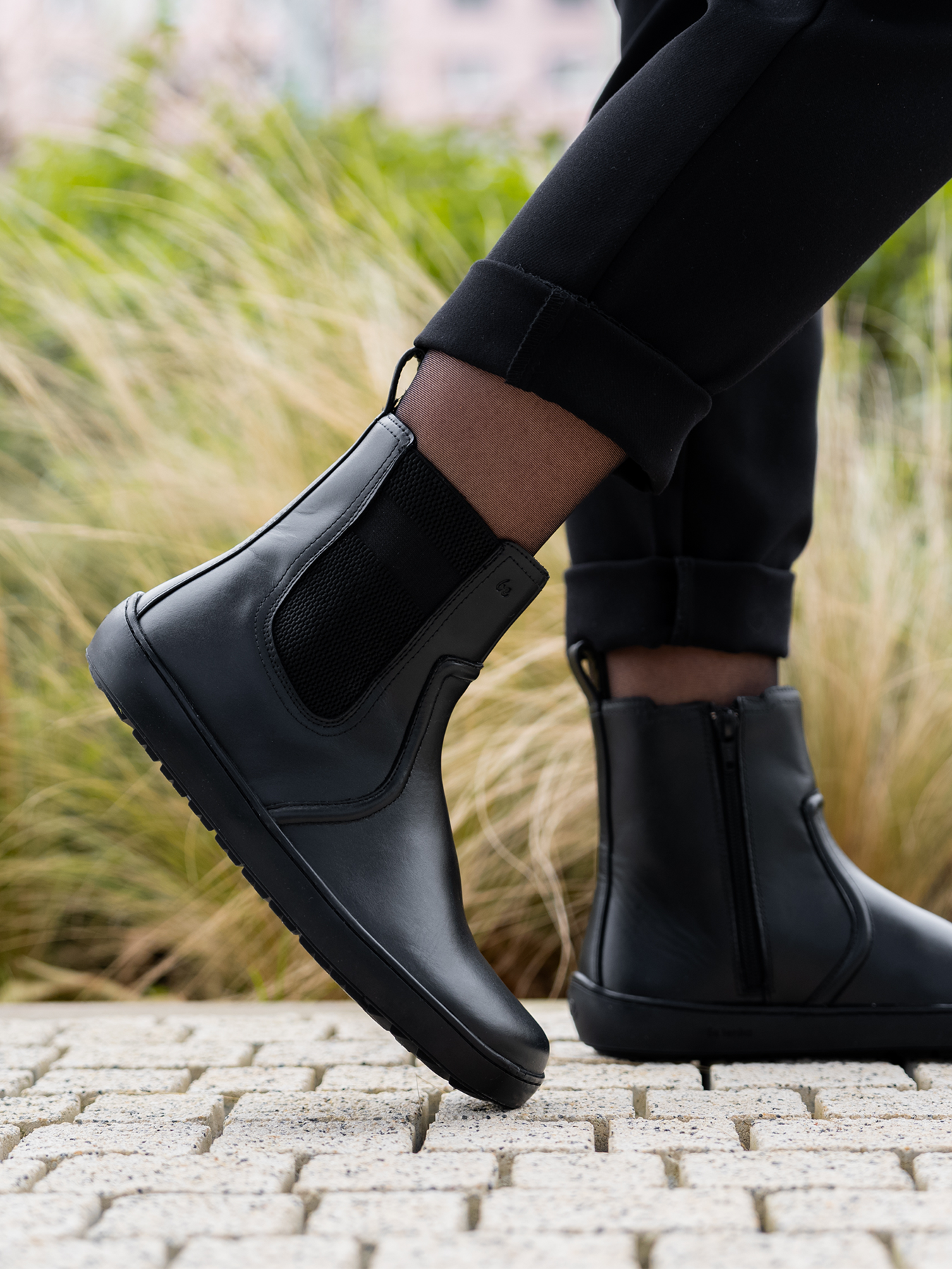 Barefoot Boots for Women - Be Lenka Allure All Black | Comfortable & Stylish Minimalist Shoes for Walking, Hiking & Everyday Wear