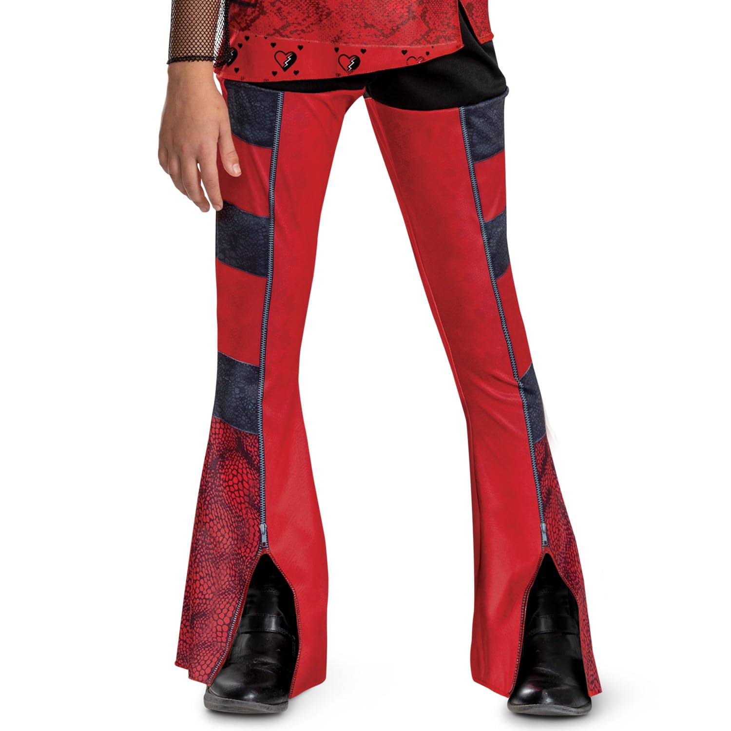 Official Disney Descendants The Rise of Red Costume Jumpsuit for Kids - Halloween Dress Up, Cosplay & Birthday Party Outfit