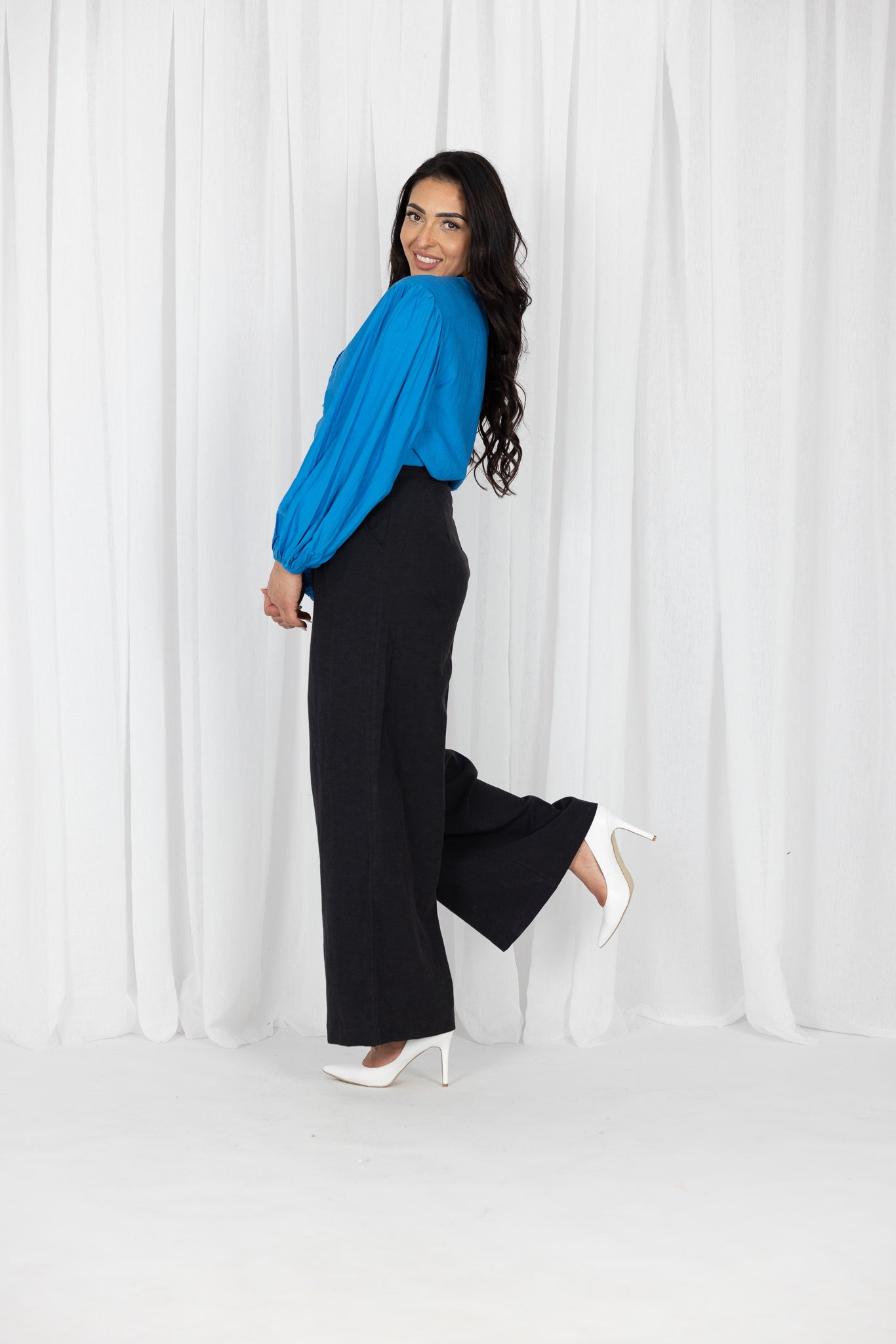 Elegant Detailed Blouse for Women - Stylish Floral Embroidered Top - Perfect for Office, Party & Casual Wear