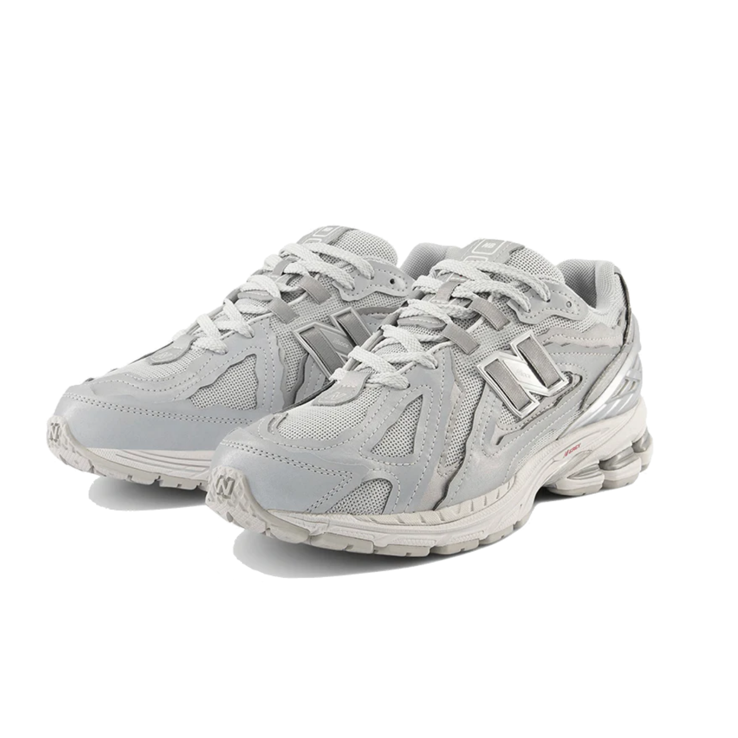 New Balance 1906D Protection Pack Running Shoes - Silver Metallic/White/Crimson | Lightweight Cushioned Sneakers for Men & Women | Perfect for Jogging, Gym Workouts & Casual Wear