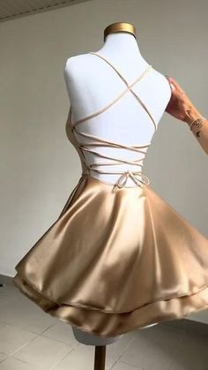 Elegant A-Line Backless Short Homecoming Dress for Prom, Birthday Party & Special Occasions - Style J4340 | Perfect for Dances, Date Nights & Formal Events