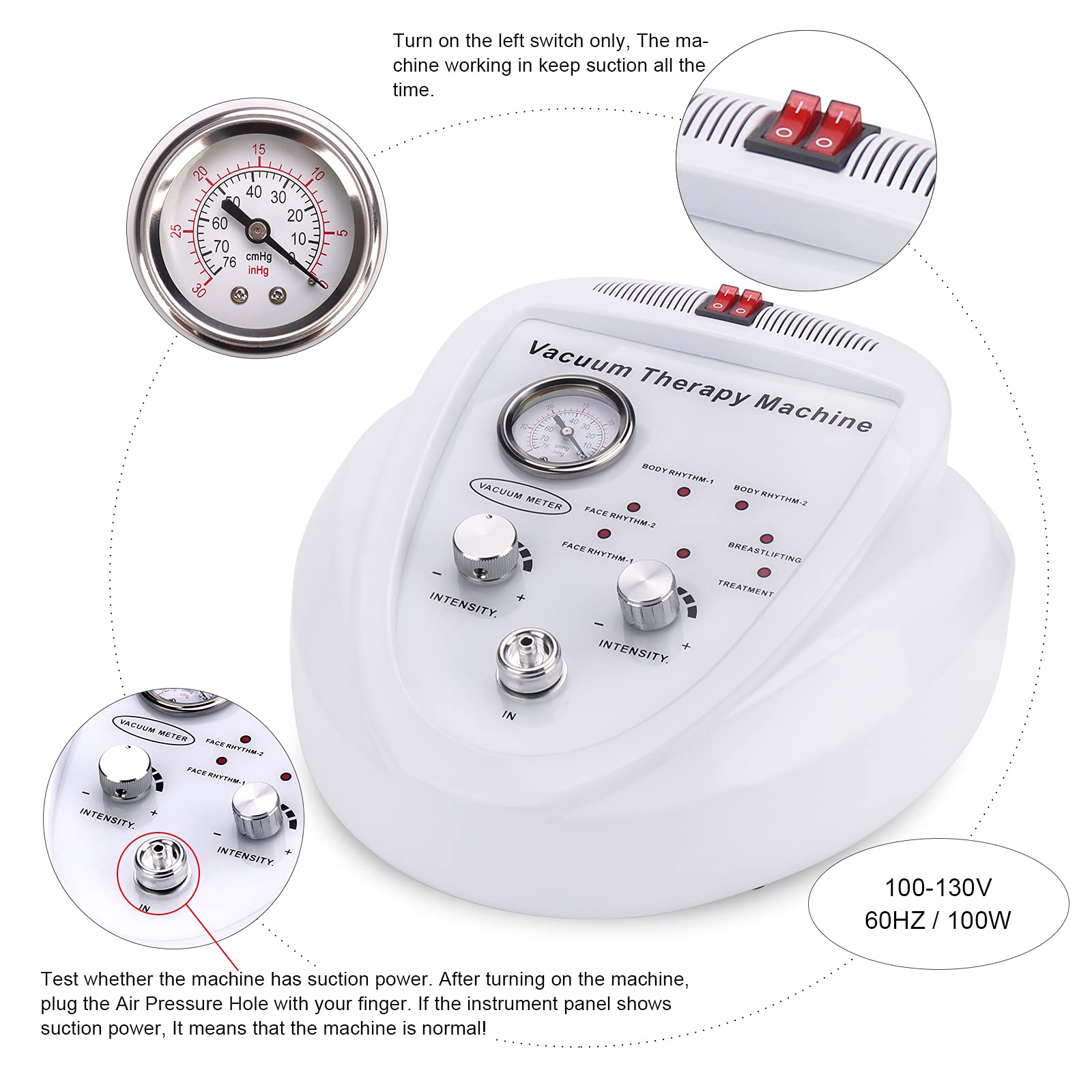 Professional Vacuum Therapy Cupping Machine Set - 30 Silicone Cups & 3 Metal Gua Sha Tools for Deep Tissue Massage | Salon, SPA, Home Use for Body, Back & Facial Care | Pain Relief & Cellulite Treatment