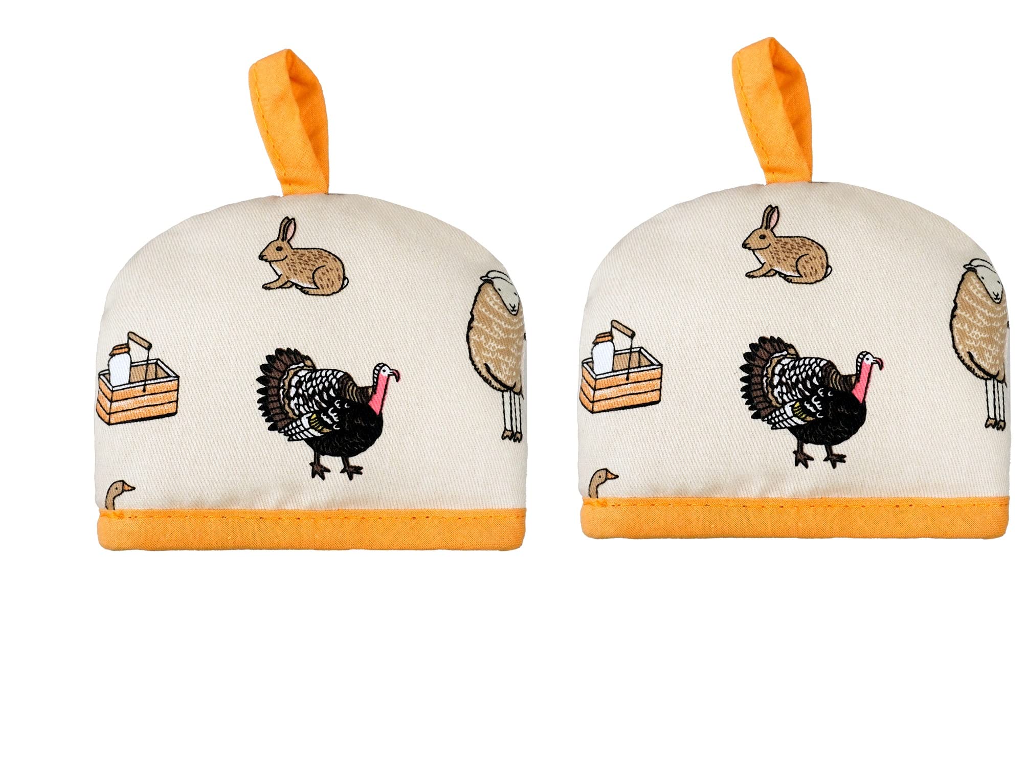 Set of 2 Farmhouse Style Egg Cozies - Cute Kitchen Decor & Egg Warmers for Breakfast, Tea Time, and Cozy Home Decor