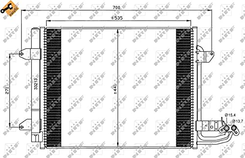 High-Efficiency 35521 AC Condenser - Durable Replacement for Air Conditioning Systems | Perfect for Home, Auto & HVAC Repair