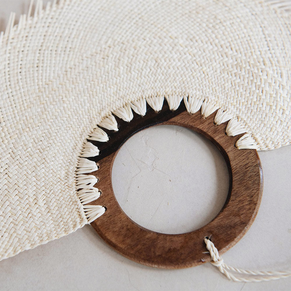 Handwoven Palm Leaf Fan - Natural Eco-Friendly Cooling Fan for Outdoor, Beach, and Home Use - Perfect for Summer, Travel, and Relaxation