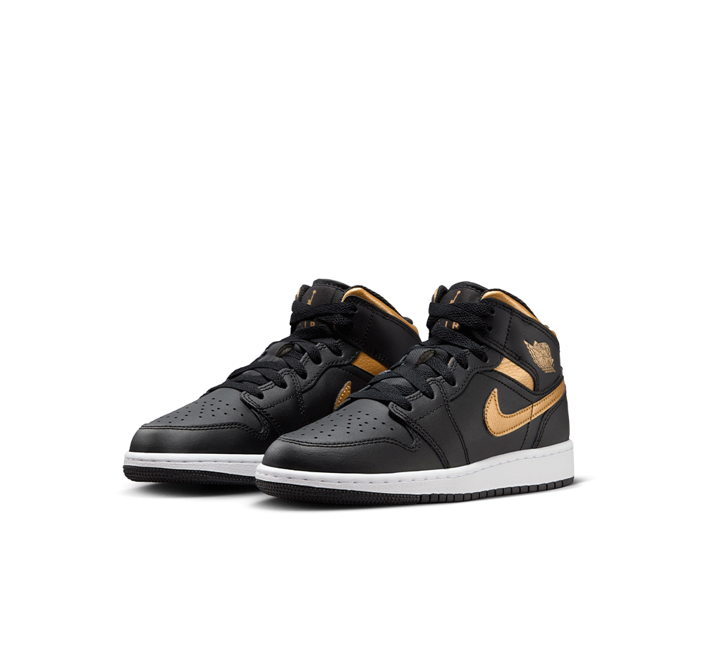 Air Jordan 1 Mid GS Basketball Shoes for Kids - Retro Style Sneakers for School, Sports & Casual Wear