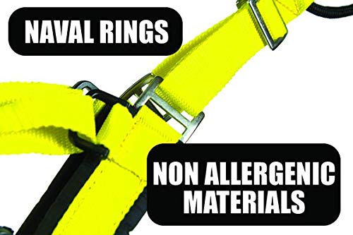 Neewa Adjustable Sled Pro Harness for Large Dogs - Pink Small Size | Heavy Duty Pulling Harness for Giant Breeds | Perfect for Dog Joring, Sledding & Outdoor Activities