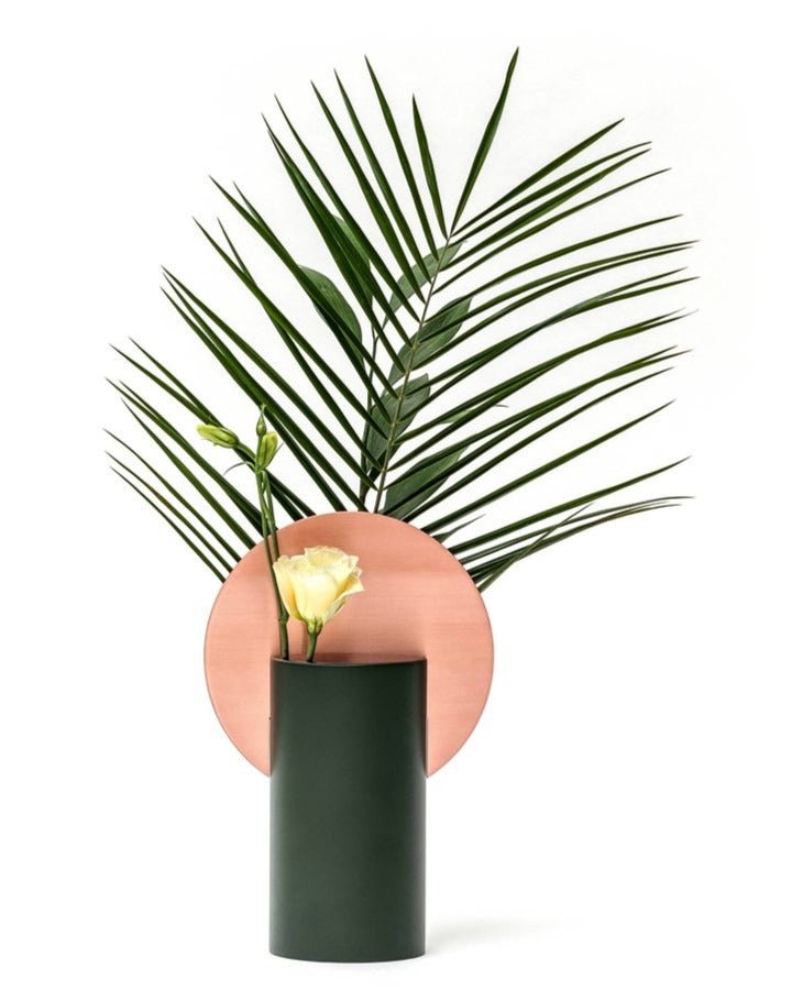 Noom Malevich Vase CS1 - Modern Geometric Ceramic Home Decor Vase for Living Room, Bedroom & Office Centerpiece