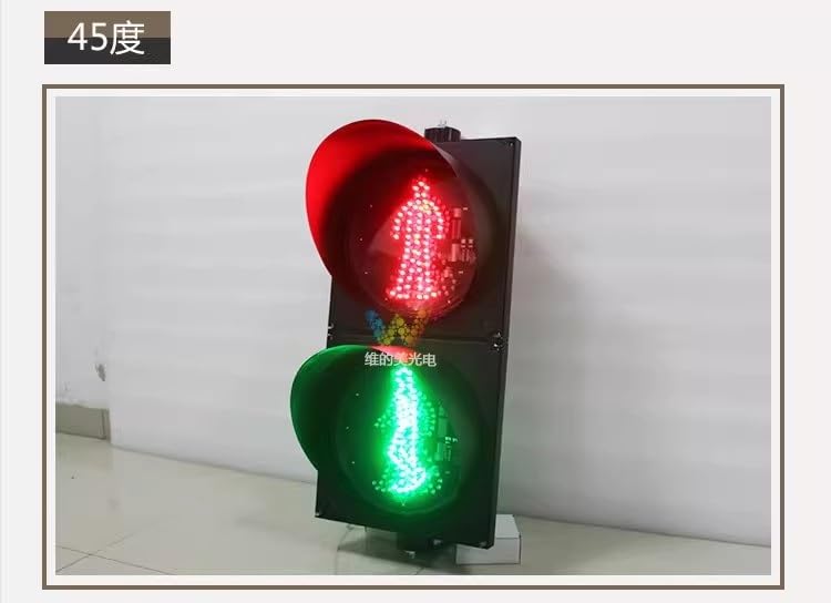 LED Traffic & Pedestrian Signal Lights - Red/Green Crosswalk Lights for Amusement Parks, Campus, Factory Zones | Durable Parking & Safety Warning Lights for Roadways, School Zones & Public Areas