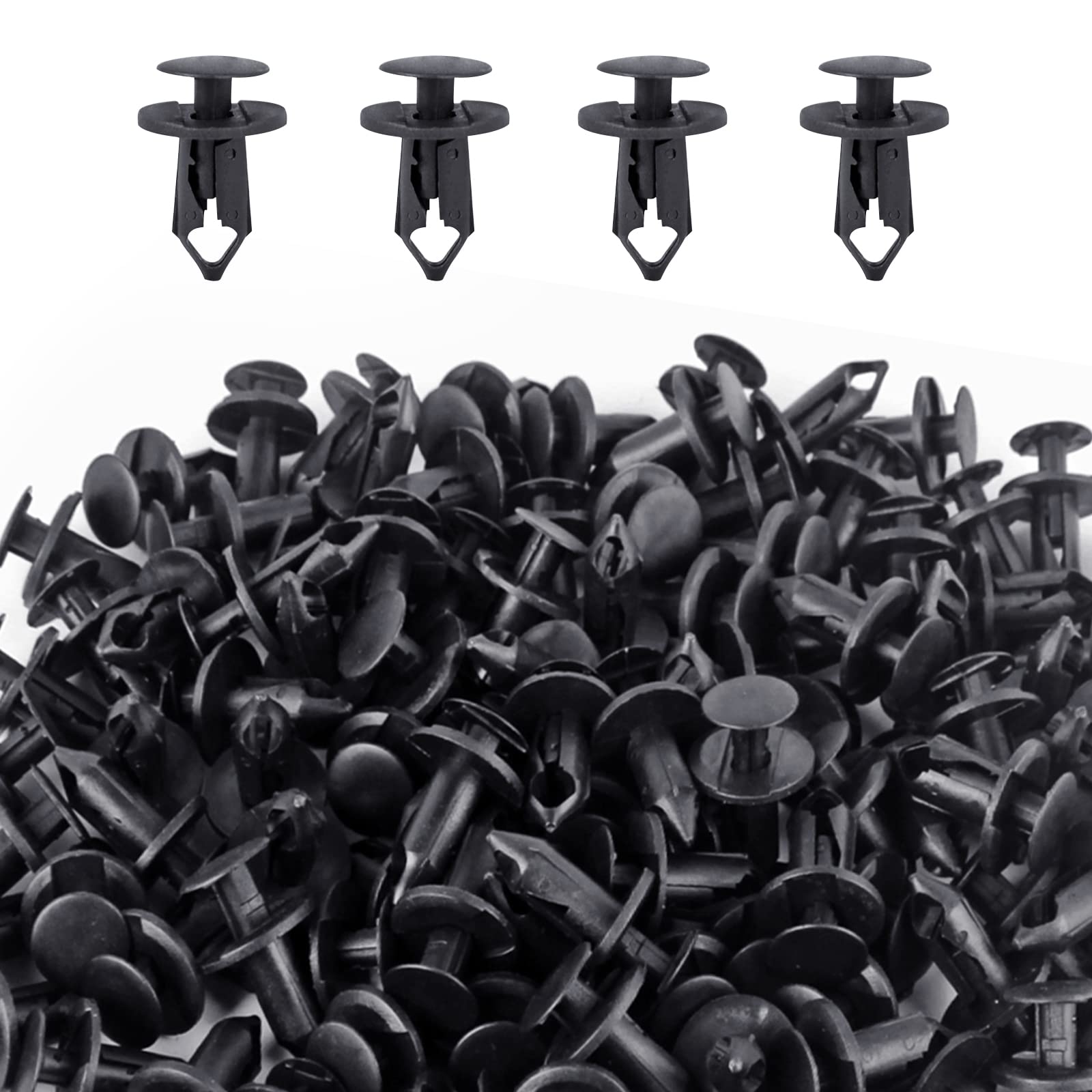 120 Pcs Fastener Rivets Replacement for 2007-2020 Jeep Wrangler JK JL & Unlimited - Compatible with Grill, Grille, Bumper & Body Plastic Retainer Clips (Replaces OEM 6503598) - Perfect for Off-Roading, DIY Repairs & Auto Maintenance