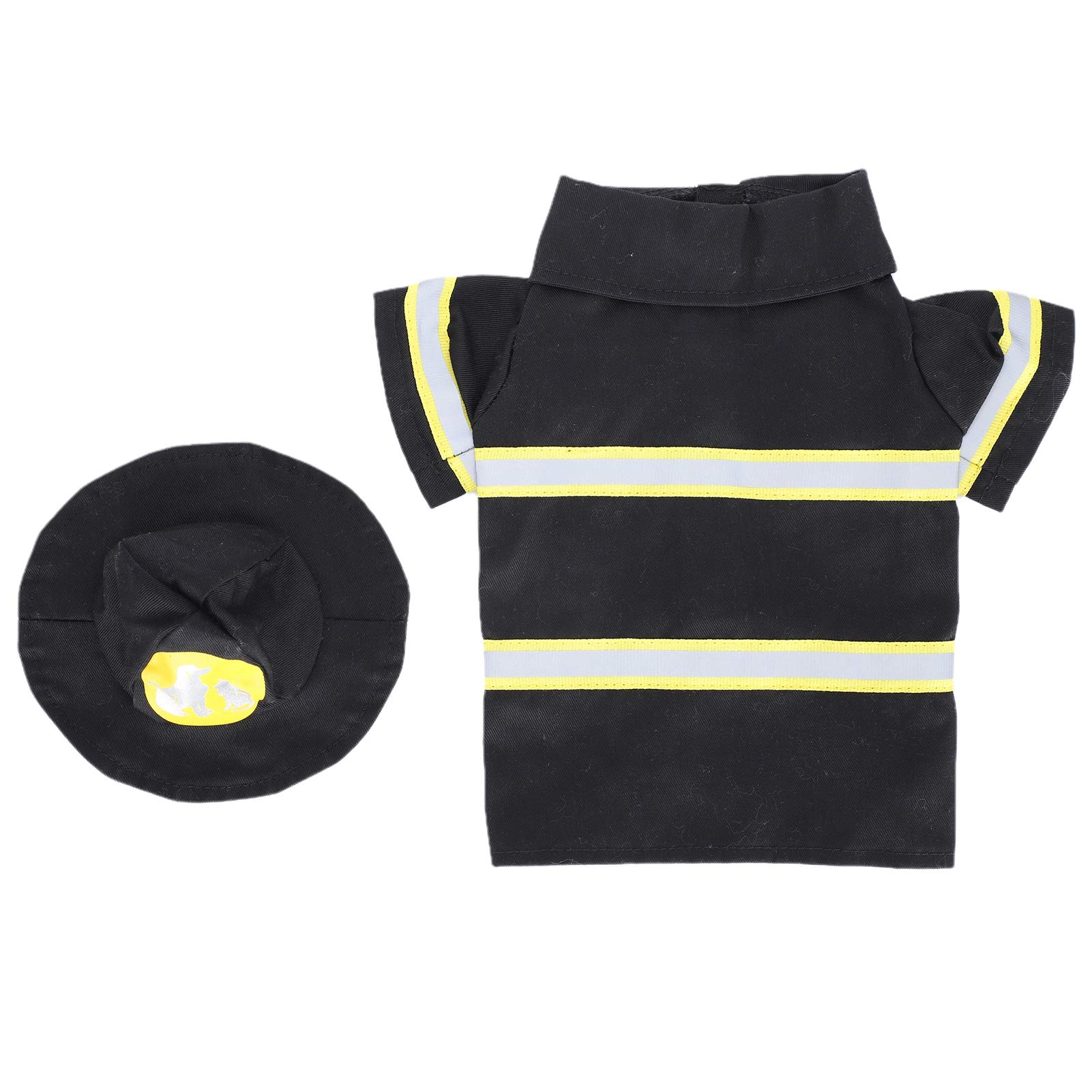 Firefighter Costume for Dogs - Soft & Comfortable Puppy Firefighter Jacket for Halloween, Christmas & Pet Parties (Size M) | Perfect for Pet Dress-Up, Themed Events & Photo Shoots