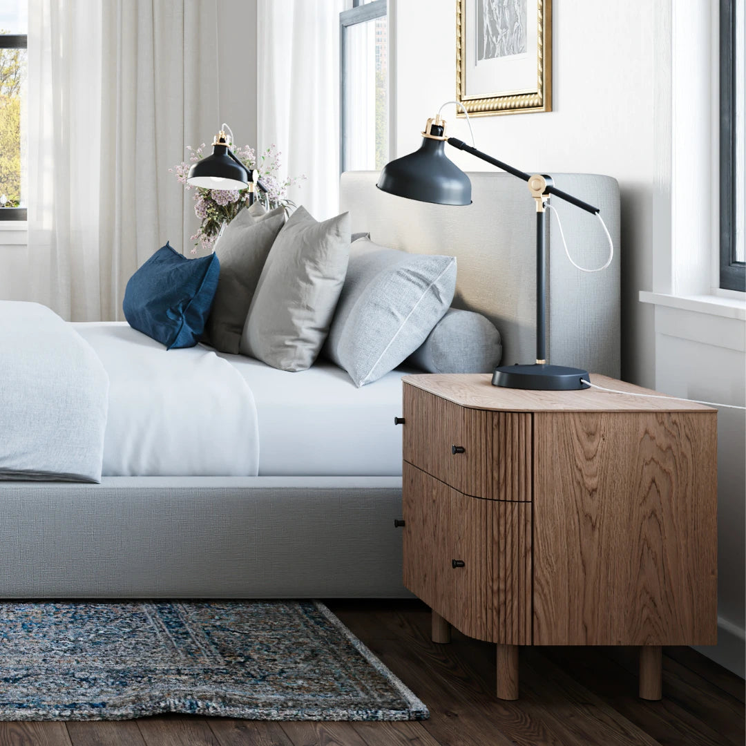 Ultra Comfort Headboard with Moon Design - Modern Bedroom Decor for Cozy Sleep & Stylish Home Interiors