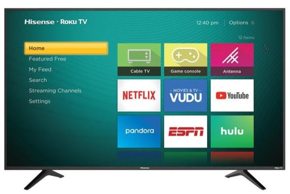 Hisense 65 Inch 4K Ultra HD Smart LED TV with HDR Roku OS (65R6E) - Perfect for Home Theater, Gaming & Streaming Netflix, Hulu, Prime Video
