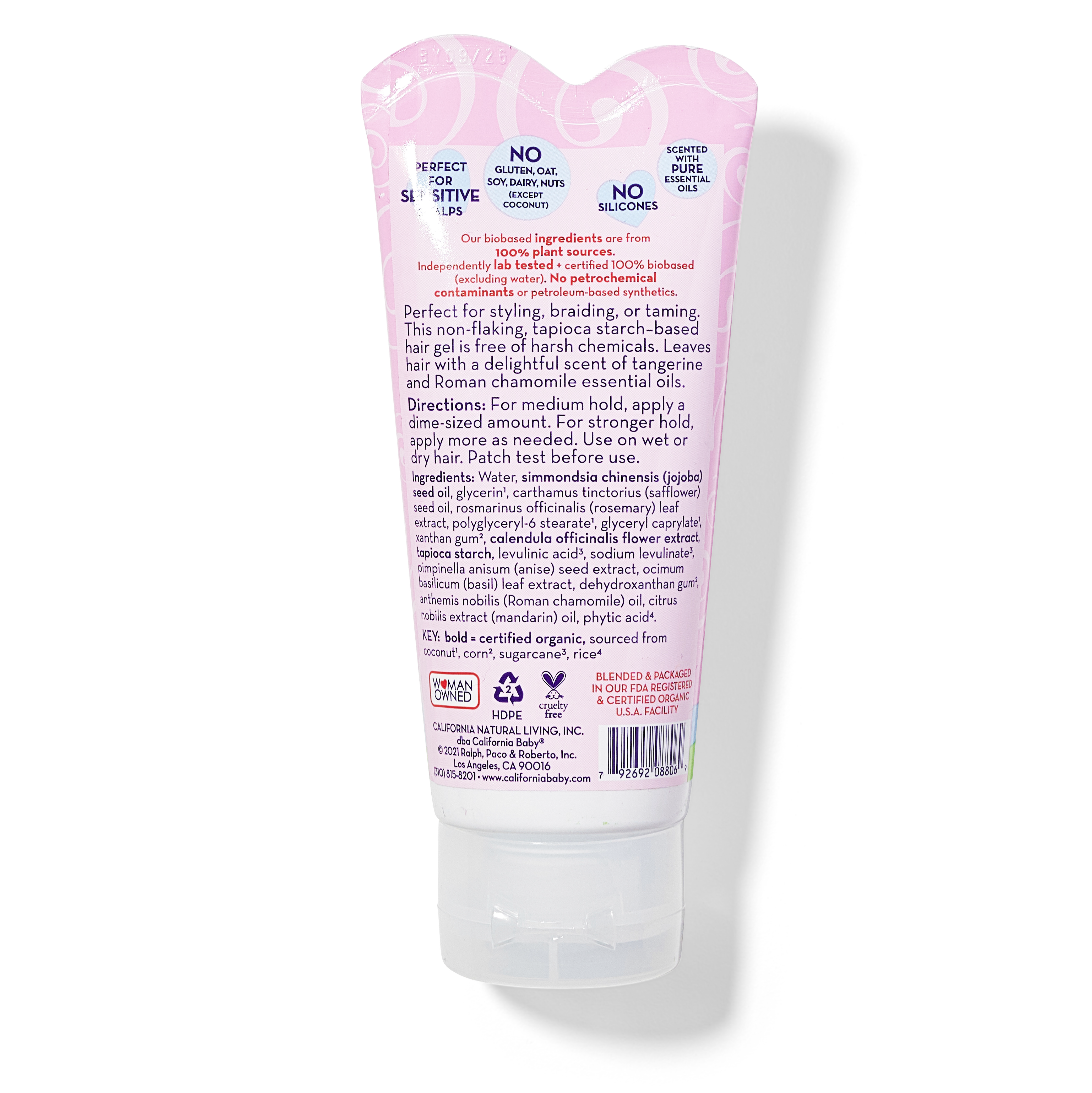 Overtired & Cranky™ Jelly Mousse Hair Gel - Strong Hold Styling for Curly, Wavy & Straight Hair - Perfect for Everyday Styling & Special Occasions