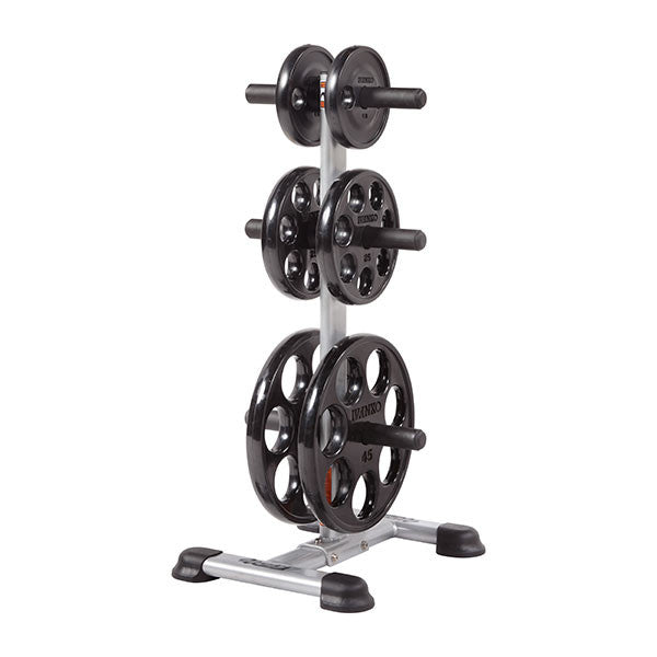 Hoist HF 5444 Olympic Plate Tree - Heavy Duty Weight Plate Storage Rack for Gym & Home Workout - Perfect for Olympic Weight Plates Organization in Fitness Centers & Home Gyms