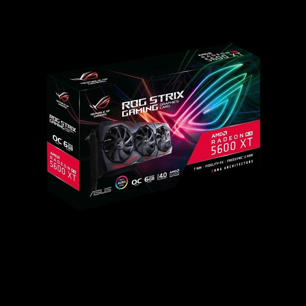 ASUS ROG STRIX RX 5600 XT 6GB GDDR6 Gaming Graphics Card - 3 Year Warranty | High Performance for 1080p & 1440p Gaming, VR & Content Creation