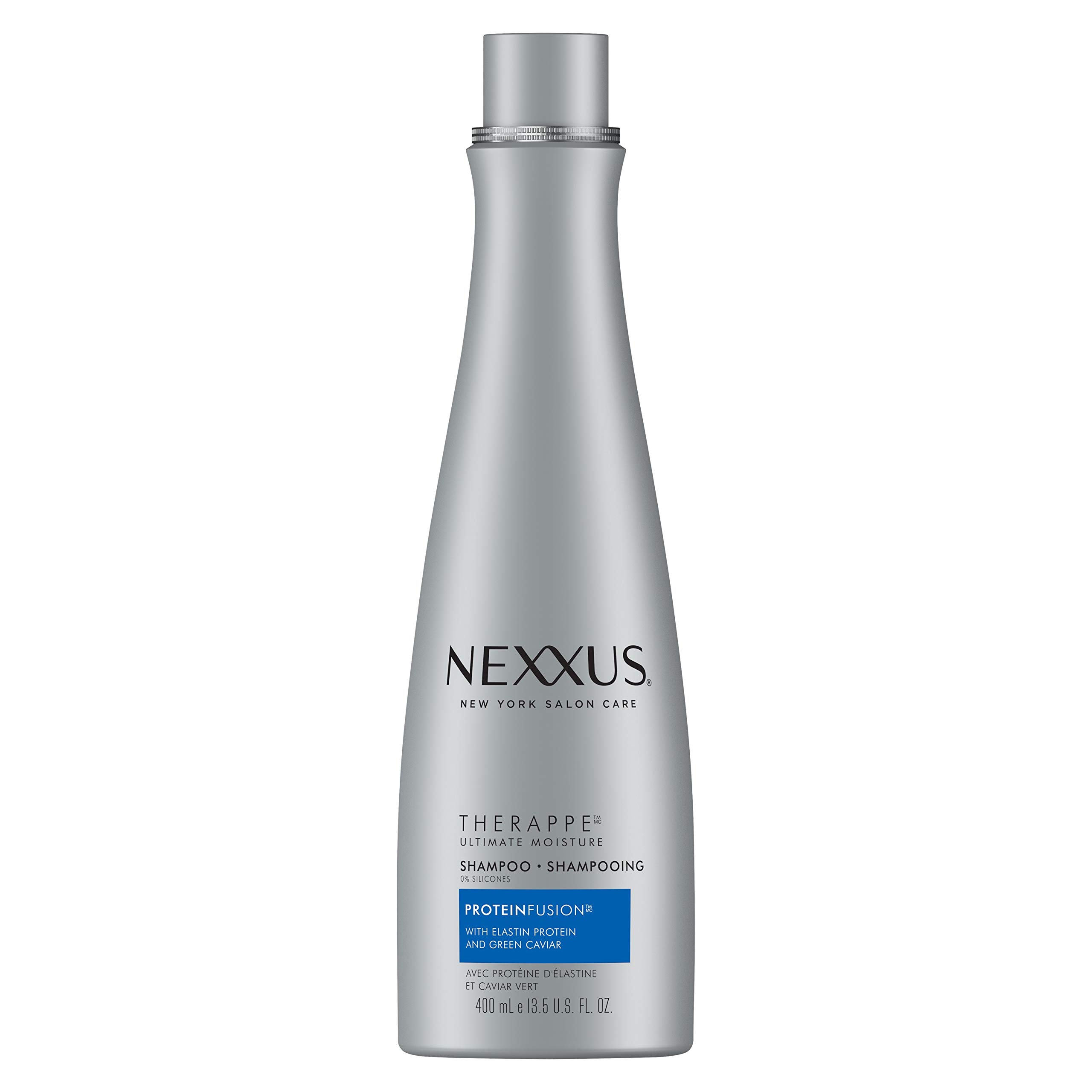 Nexxus Therappe Ultimate Moisture Shampoo for Dry Hair - Silicone Free 13.5 oz | Hydrating & Nourishing Hair Care for Daily Use at Home or Salon
