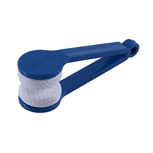 Onwon 5-Pack Mini Microfiber Glasses Cleaner Set with Soft Brush - Eyeglass & Sunglasses Cleaning Tool Kit (Random Colors) - Perfect for Travel, Office, and Everyday Use