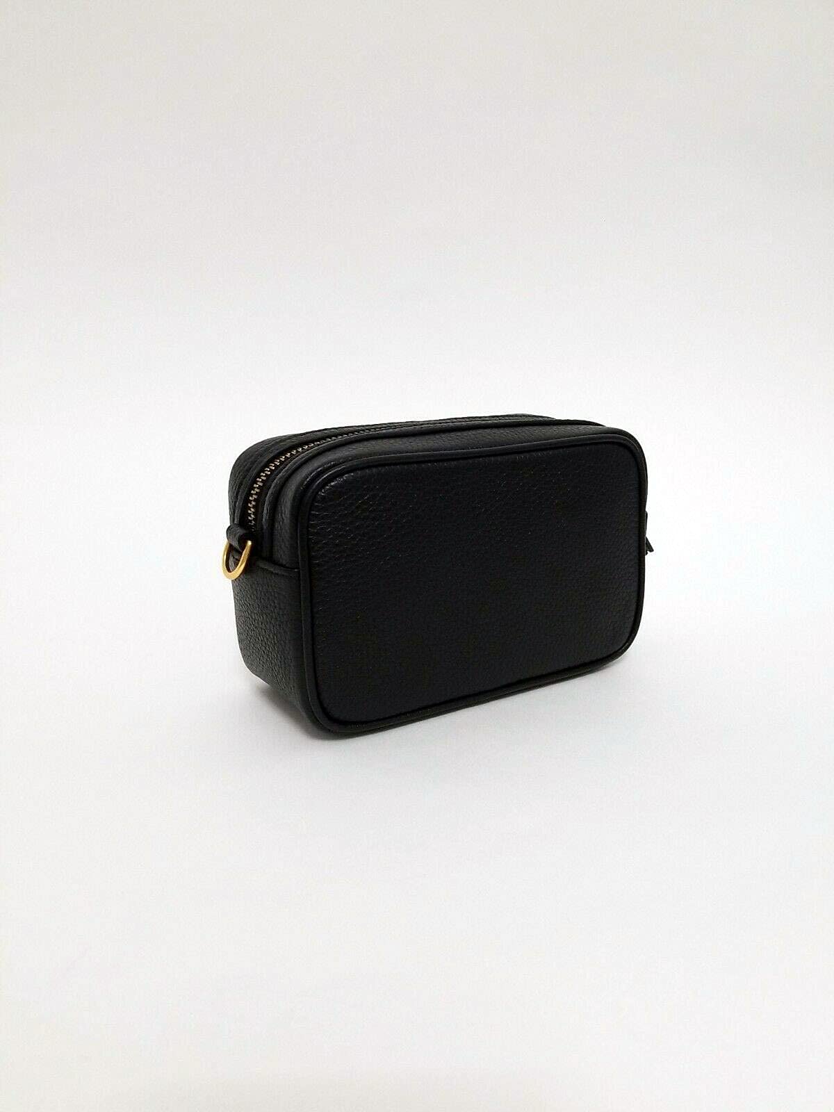 Tory Burch Women's Blake Mini Camera Bag - Small Crossbody Purse for Women, Genuine Leather, Black | Perfect for Everyday Use, Travel & Date Night